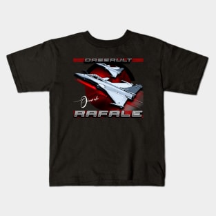 Dassault Rafale French Fighterjet Aircraft Kids T-Shirt